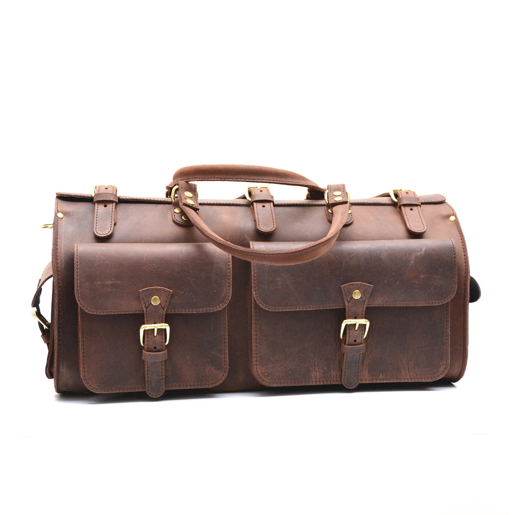 DSC_1359 Weekender Duffle Bag - Vintage Leather - Image 1