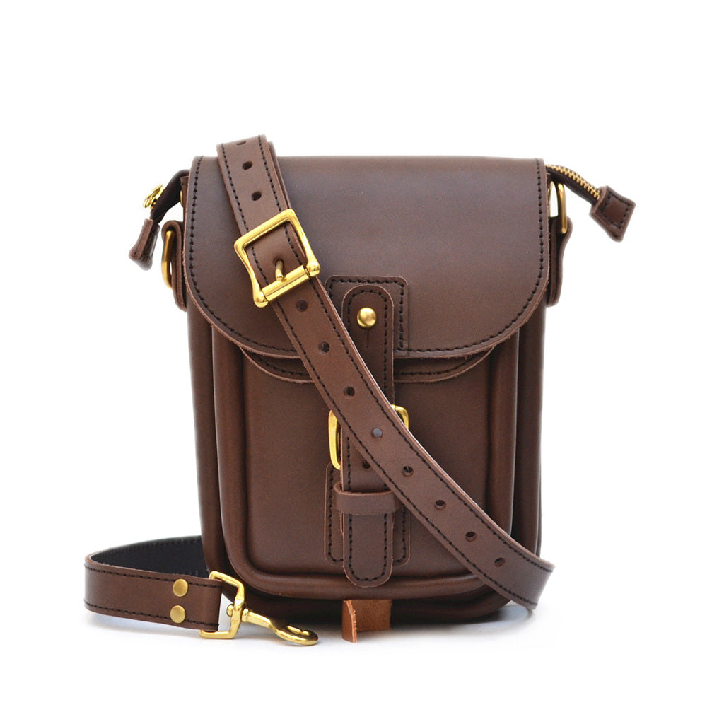 EDC_Messenger_Bag_Dark_Brown_Veg_Tan_4 EDC Bag - Image 1