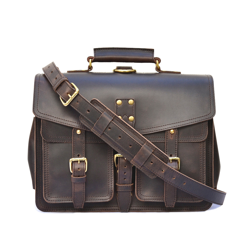 Wing Briefcase - Vintage Leather - Image 1
