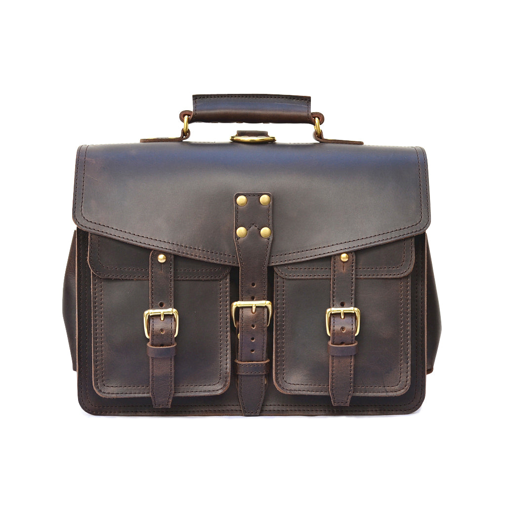 Wing Briefcase - Vintage Leather - Image 2